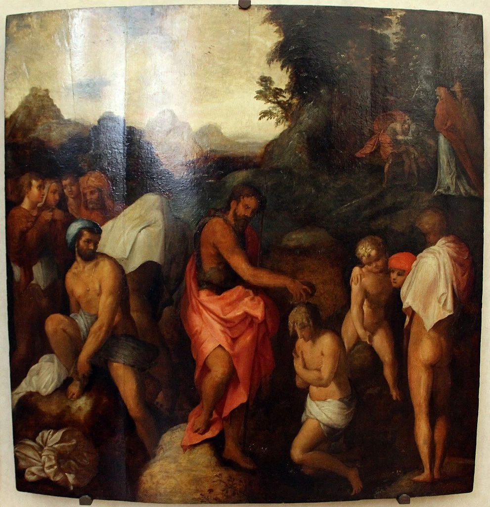 Battesimo di Gesù. Da A. del Sarto - Cenacolo di Andrea Del Sarto